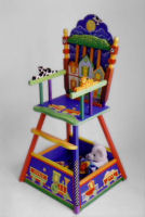 Hand-painted high chair